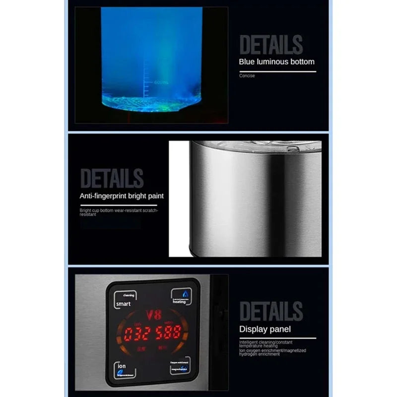 Hydrogen Water Ionizer 2L: Advanced Eco-Friendly Purification for Optimal Hydration